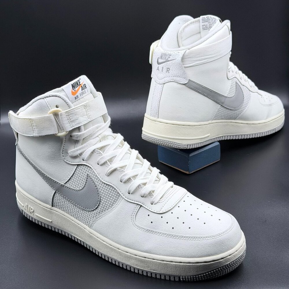 Nike Air Force 1 High '07 LV8 'Sail Medium Grey' - Picture 10 of 15